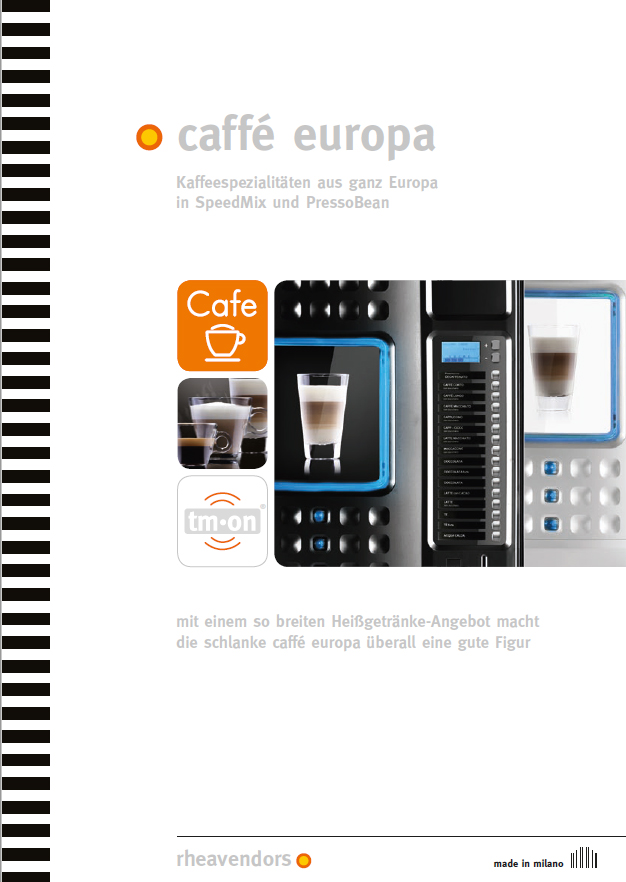 Caffé Europa Broschüre